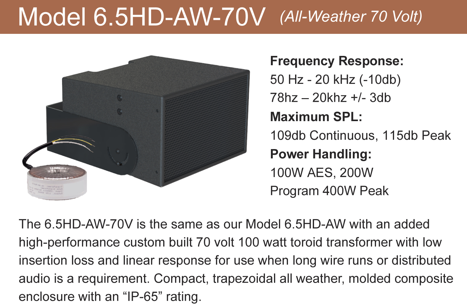 6.5HD-AW-70V